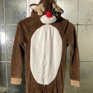 Rudolph the Red Nose Reindeer onesie.